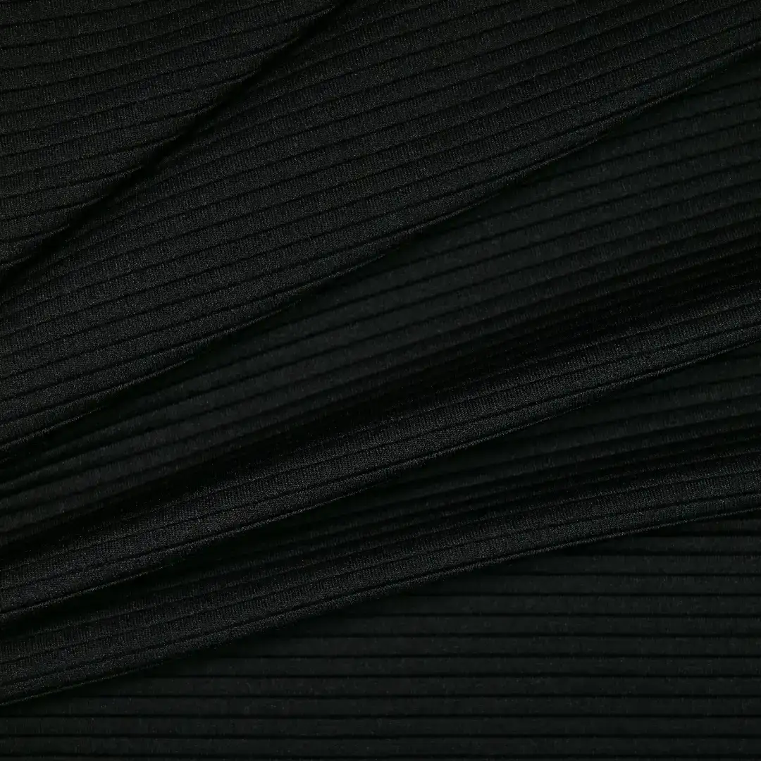 China Fabric for Skirt ,Wide Leg Trousers,Tank Midi Dress Ottoman Knit Fabric Polyester Elastane black color buy from China wholesaler bulk order at wholesale price free worldwide shipping Alibaba