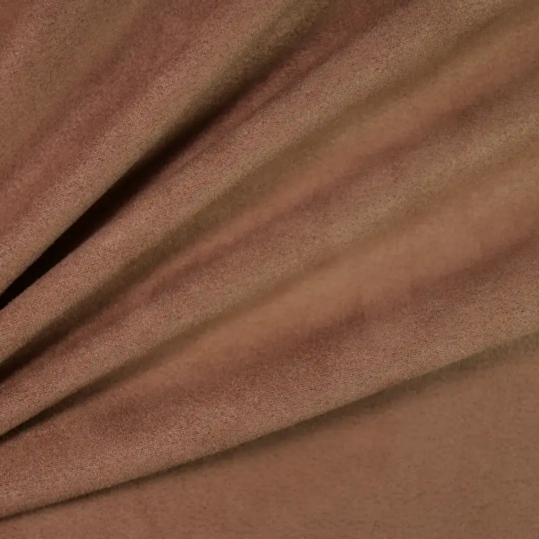 China Fabric for Jackets,Trench Coat,Overcoat Suede Knit Fabric Polyester Spandex COFFEE color buy from China wholesaler bulk order at wholesale price free worldwide shipping Alibaba