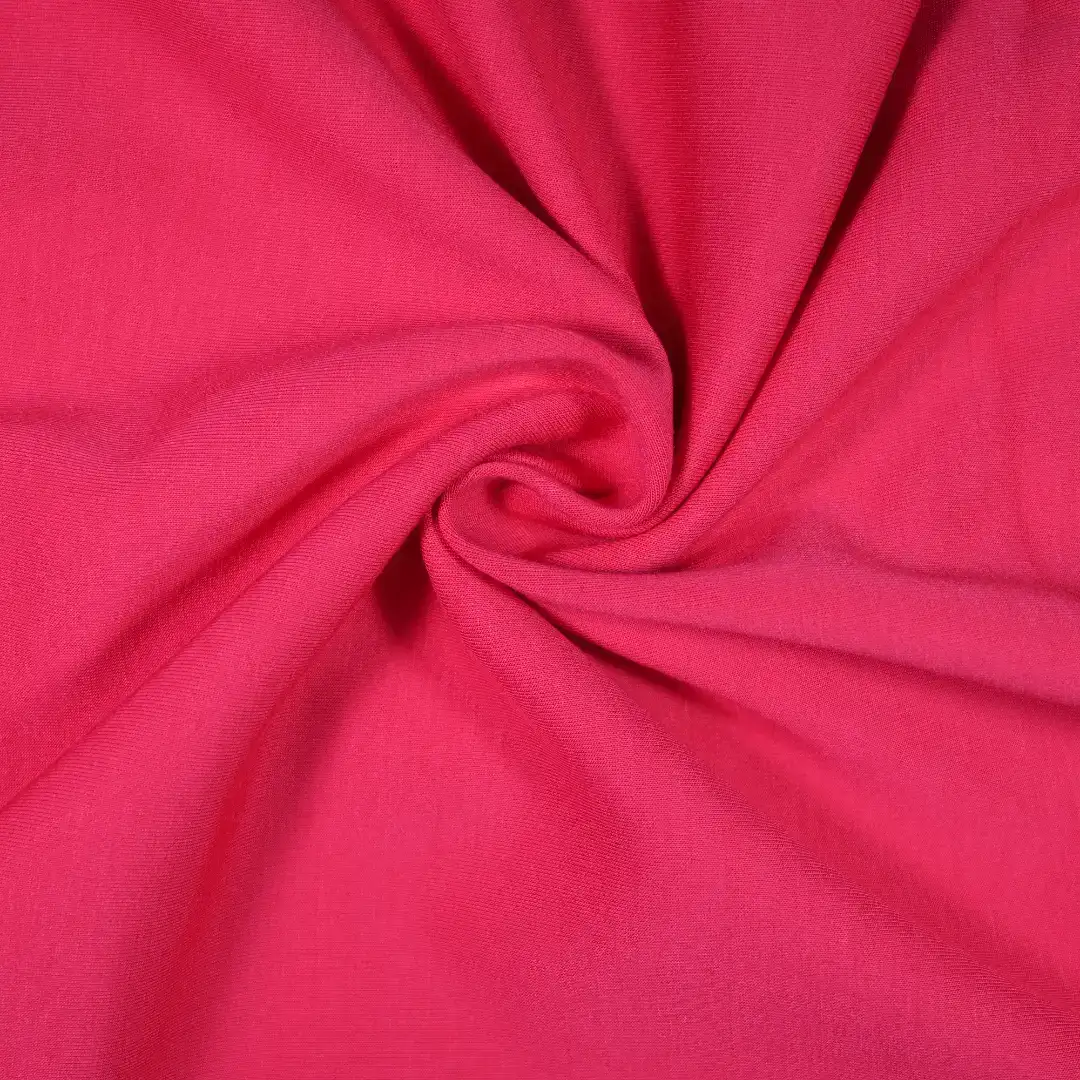 China Fabric for Jackets,Trench Coat,Sweatshirt Four-way Stretch (Bi-Stretch) Knit Fabric Rayon Spandex Polyester pink color buy from China wholesaler bulk order at wholesale price free worldwide shipping Alibaba