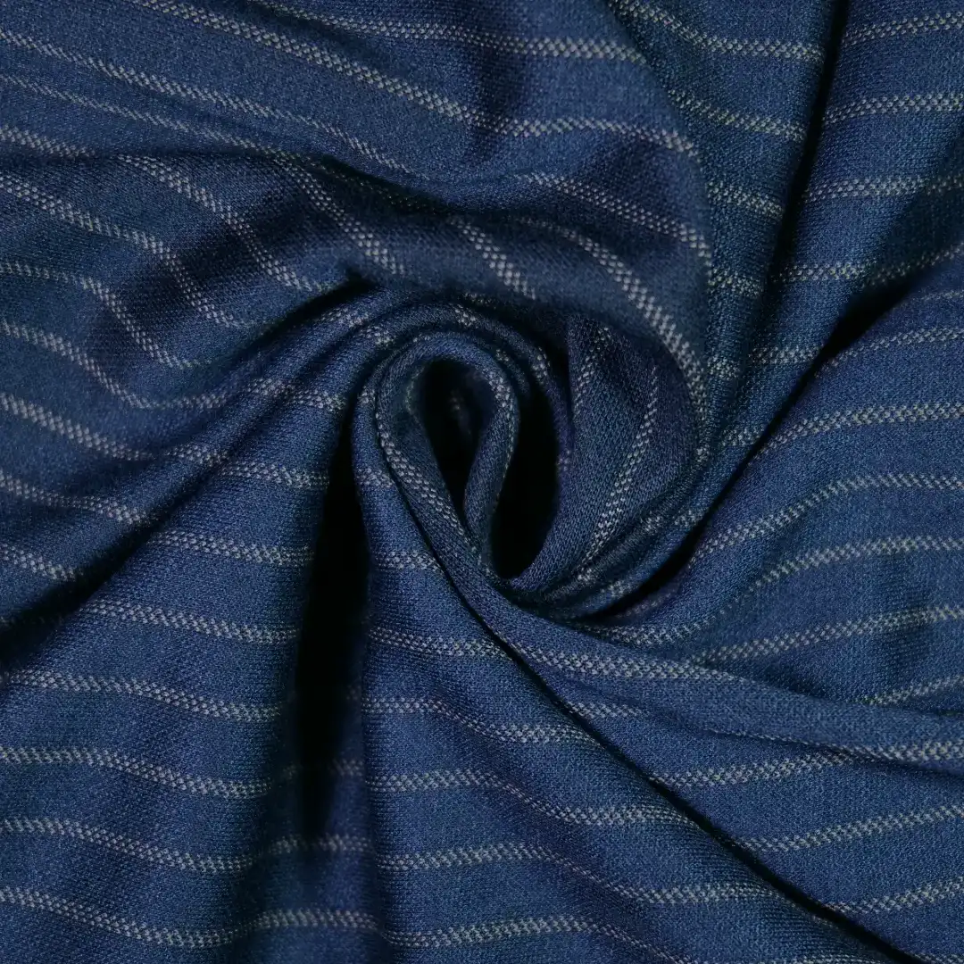 China Fabric for Shirt,Dresses (Pullover) ,Tank Midi Dress Jacquard Knit Fabric Polyester Spandex BLUE color buy from China wholesaler bulk order at wholesale price free worldwide shipping Alibaba