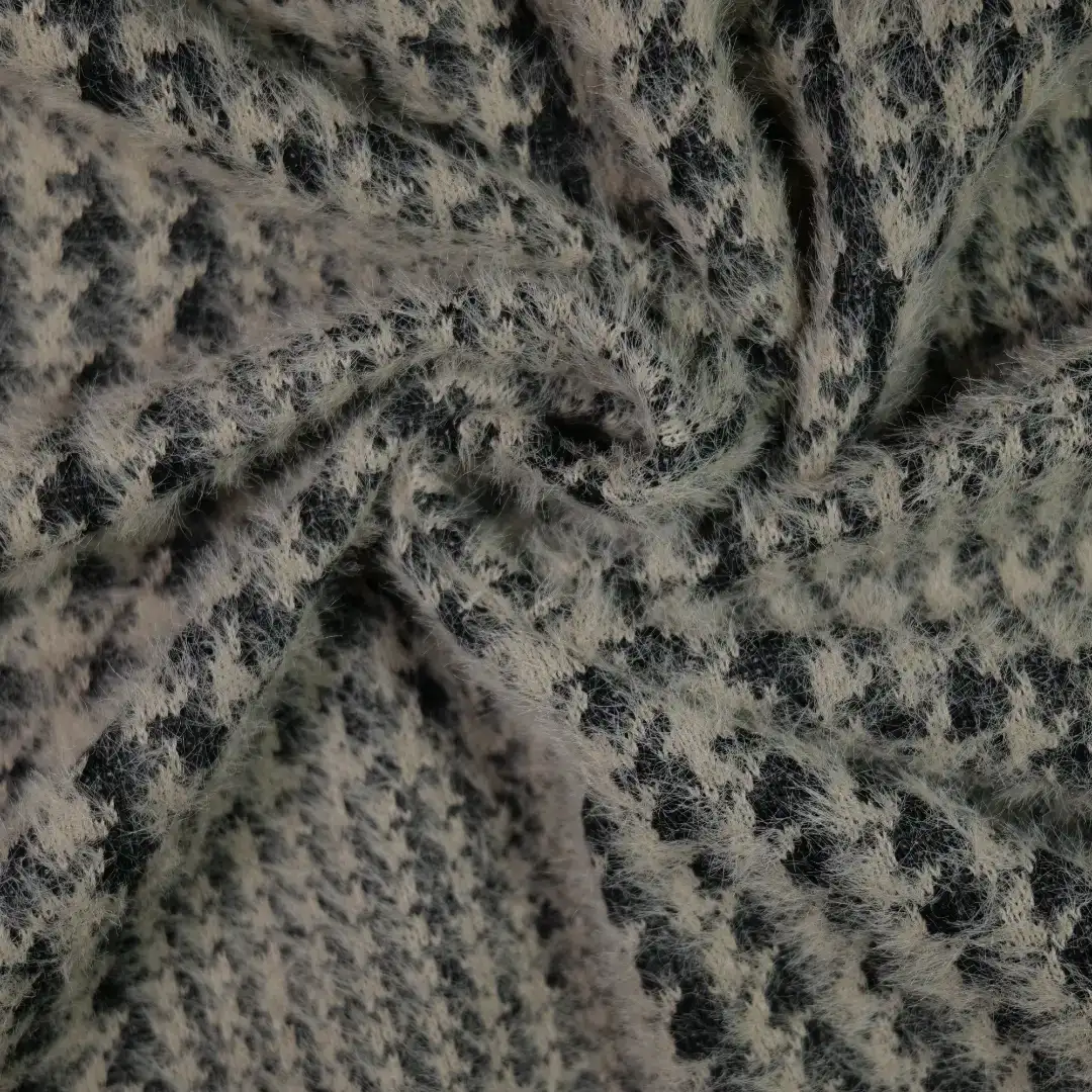 China Fabric for Round Neck Pullover ,Crop Top Pullover ,Sweatshirt Chanel-Style Fabric Woolen Nylon Polyester grey color buy from China wholesaler bulk order at wholesale price free worldwide shipping Alibaba