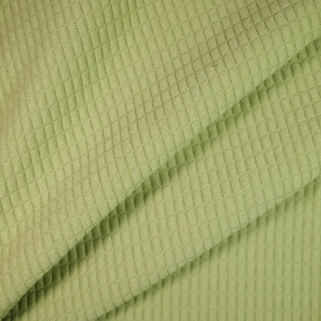 China Fabric for Hoodie,Hoodie  ,Long Sleeve Base Layer Top Waffle Knit Fabric Polyester Spandex green color buy from China wholesaler bulk order at wholesale price free worldwide shipping Alibaba