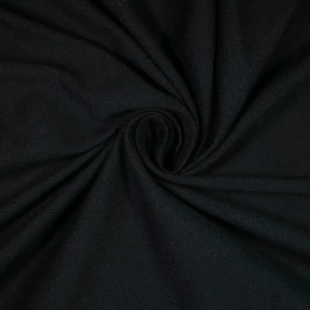 China Fabric for T-Shirt,Backless Beach Dress,Tank Wrap Midi Dress Single Jersey Knit Fabric Cotton black color buy from China wholesaler bulk order at wholesale price free worldwide shipping Alibaba