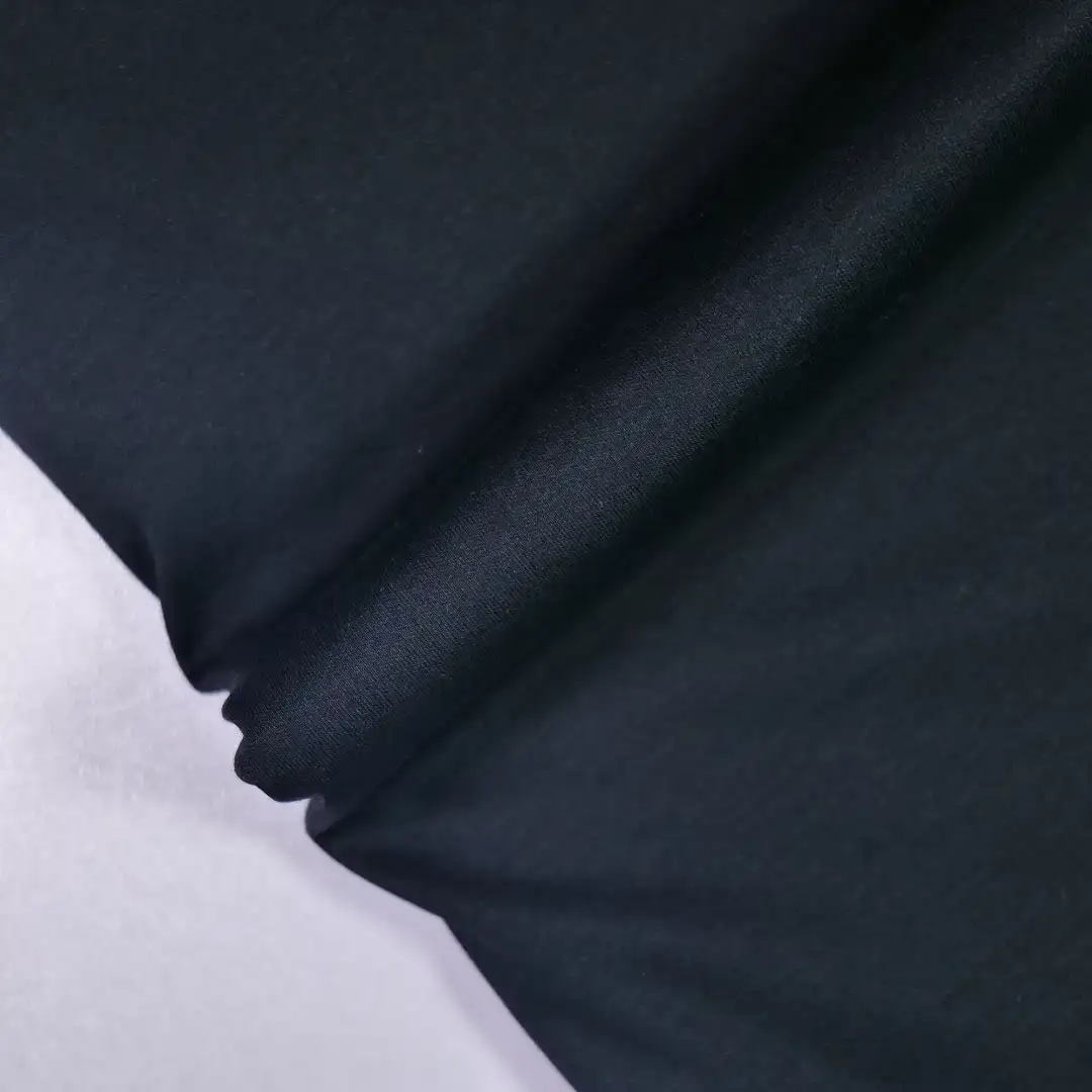 China Fabric for Wide Leg Trousers,Tank Wrap Midi Dress Two-way Stretch Knit Fabric Cotton black color buy from China wholesaler bulk order at wholesale price free worldwide shipping Alibaba