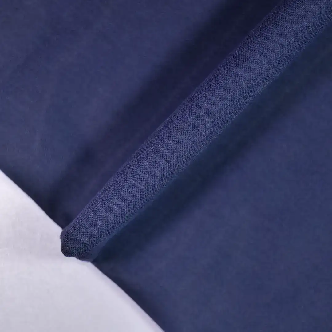 China Fabric for T-Shirt Pique Knit Fabric Cotton Polyamide BLUE color buy from China wholesaler bulk order at wholesale price free worldwide shipping Alibaba