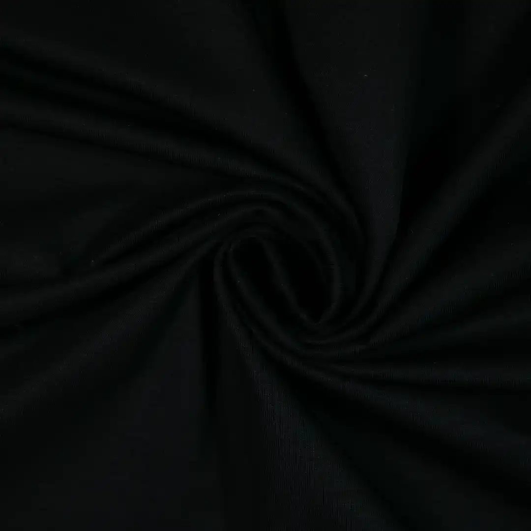 China Fabric for T-Shirt,Strap Midi Dress Rib Knit Fabric Cotton Spandex black color buy from China wholesaler bulk order at wholesale price free worldwide shipping Alibaba