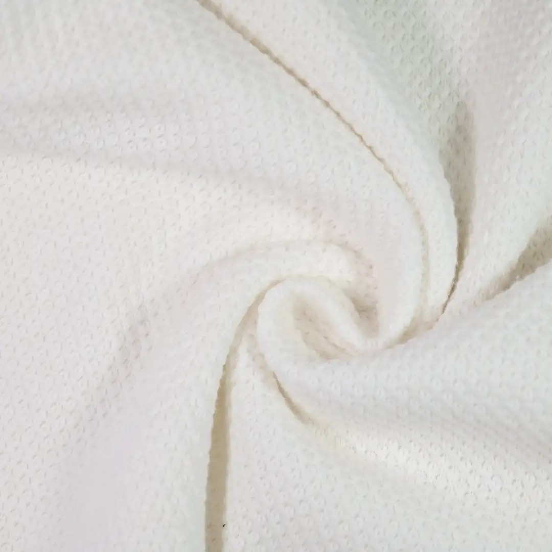 China Fabric for Sweatshirt,Kids Peter Pan Collar Sleeveless Sweatshirt Jacquard Knit Fabric Cotton Polyester Rayon white color buy from China wholesaler bulk order at wholesale price free worldwide shipping Alibaba