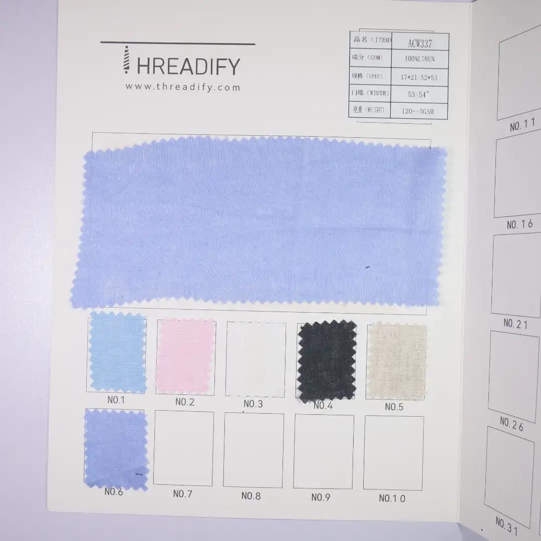 China Fabric for Blouse,Backless Beach Dress,Tank Midi Dress Linen Plain Natural Woven Fabric Linen BLUE color buy from China wholesaler bulk order at wholesale price free worldwide shipping Alibaba