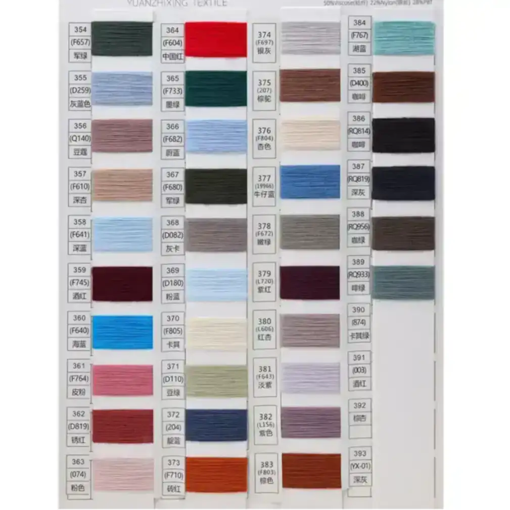 China Yarn for Half-Zipper Cardigan (Sweater),Crew Neck Pullover (Sweater),Polo T-shirt (Sweater) Core Spun Yarn Regular Yarn Viscose Nylon Polyester green，cream-coloured color buy from China wholesaler bulk order at wholesale price free worldwide shipping Alibaba