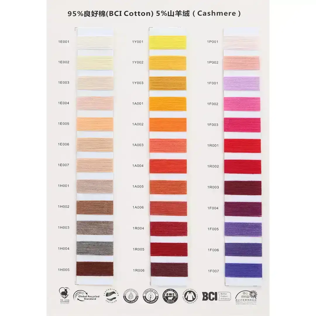 China Yarn for Ladies Vest (Sweater),Dresses (Cardigan Button) (Sweater) Ring Spun Regular Yarn BCI Cotton Cashmere blue，cream-coloured color buy from China wholesaler bulk order at wholesale price free worldwide shipping Alibaba