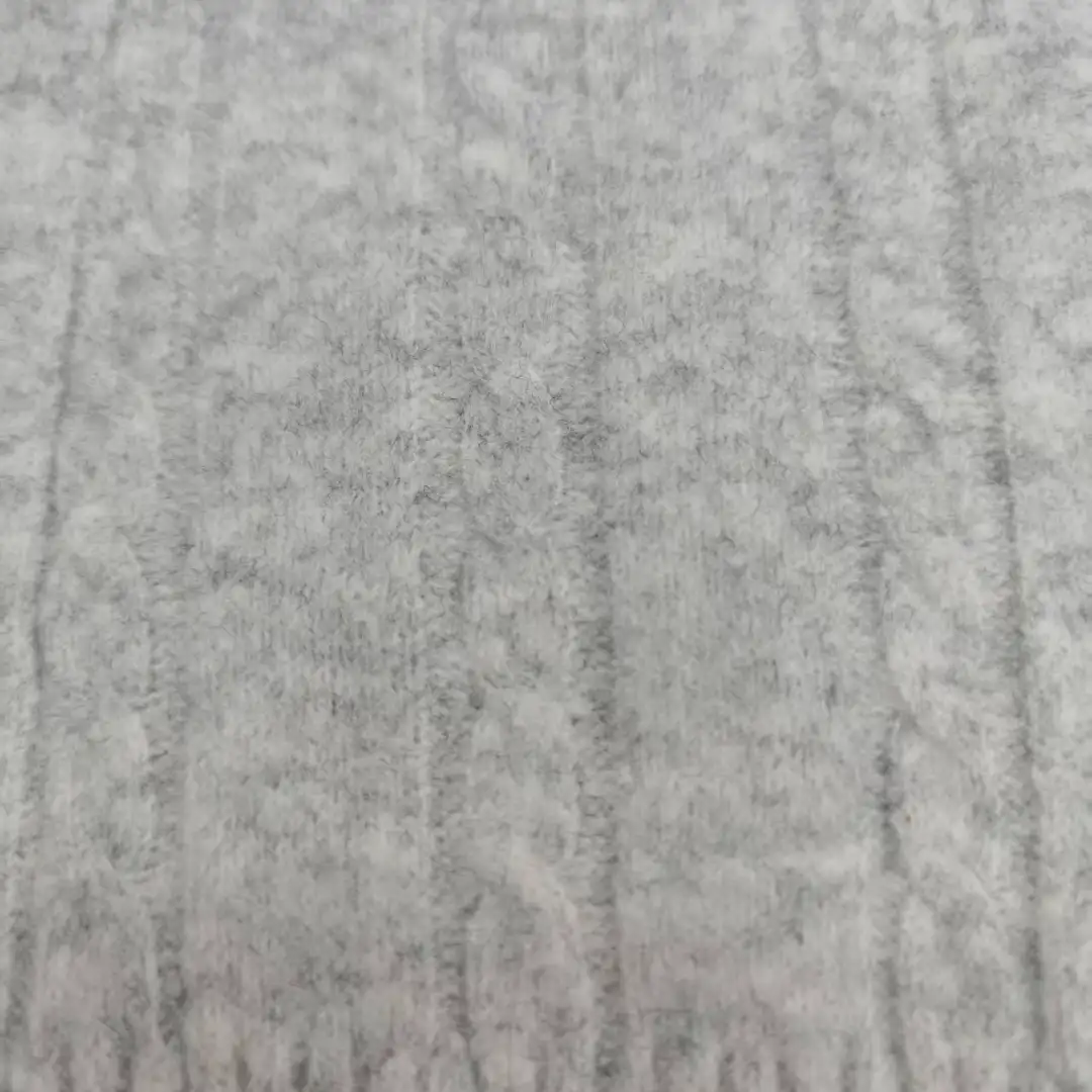 China Yarn for Crop Top Pullover (Sweater),Dresses (Cardigan Open) (Sweater) Teddy Yarn Fancy Yarn Cotton Recycled Polyester Wool Elastane white，light gray color buy from China wholesaler bulk order at wholesale price free worldwide shipping Alibaba