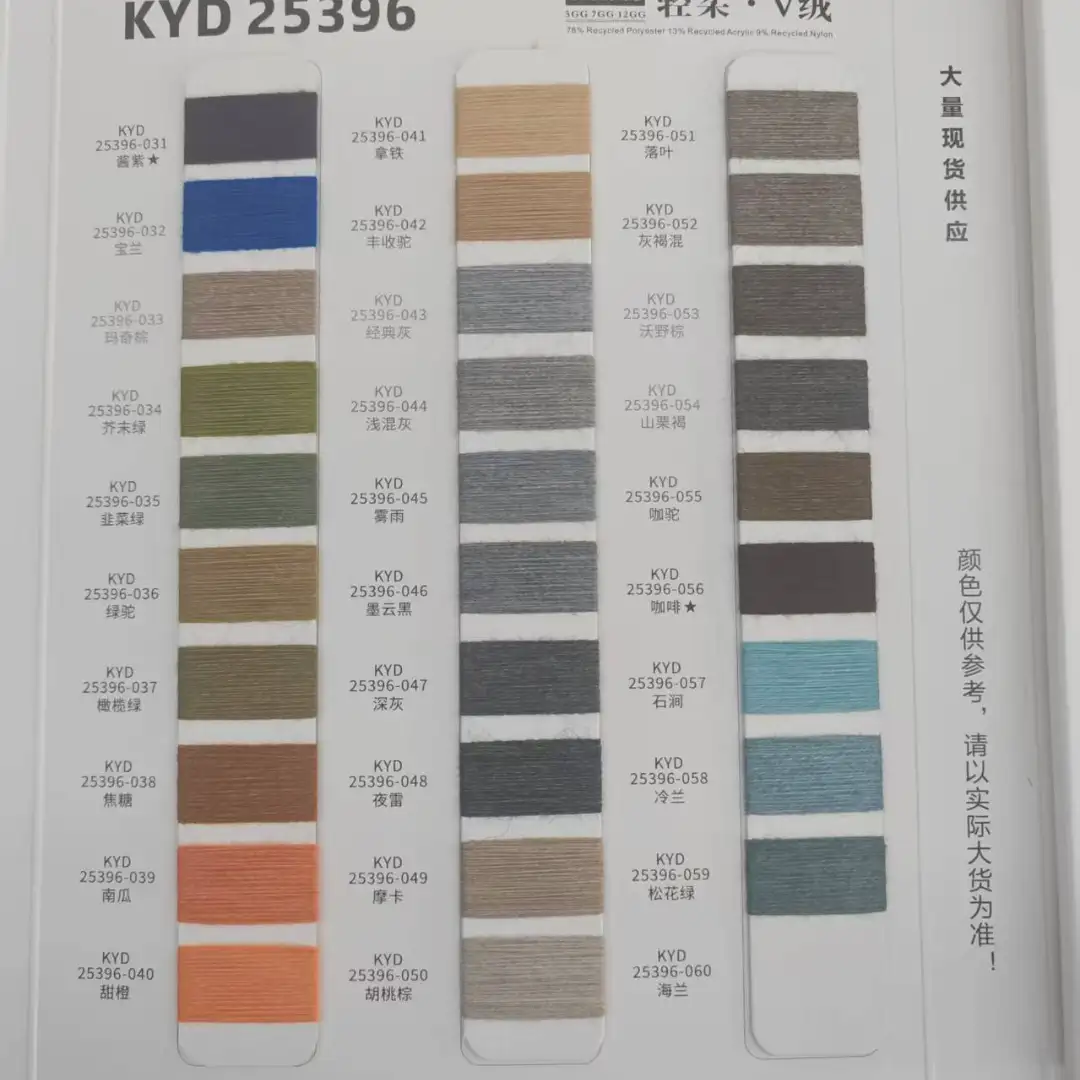 China Yarn for Open Cardigan (Sweater),Half-Zipper Cardigan (Sweater),Knitted Jacket (Sweater),Round Neck Pullover (Sweater) Mossy Yarn Fancy Yarn Recycled Polyester Acrylic Nylon light tan，white color buy from China wholesaler bulk order at wholesale price free worldwide shipping Alibaba