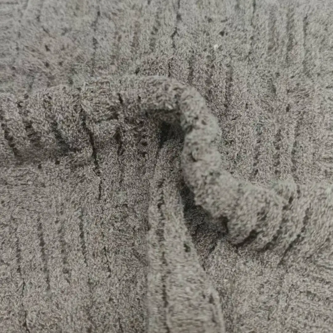 China Yarn for Open Cardigan (Sweater),Shirt Long Sleeve Button (Sweater),Shirt Half Sleeve Zipper (Sweater) Tubular Tape Yarn Fancy Yarn Recycled Polyester Gray color buy from China wholesaler bulk order at wholesale price free worldwide shipping Alibaba