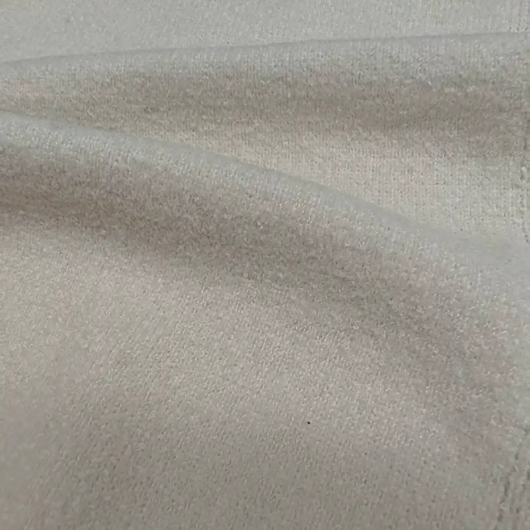 China Yarn for Open Cardigan (Sweater),Polo T-shirt (Sweater),Hoodie  (Sweater) Shiny Chenille Fancy Yarn Polyester white color buy from China wholesaler bulk order at wholesale price free worldwide shipping Alibaba