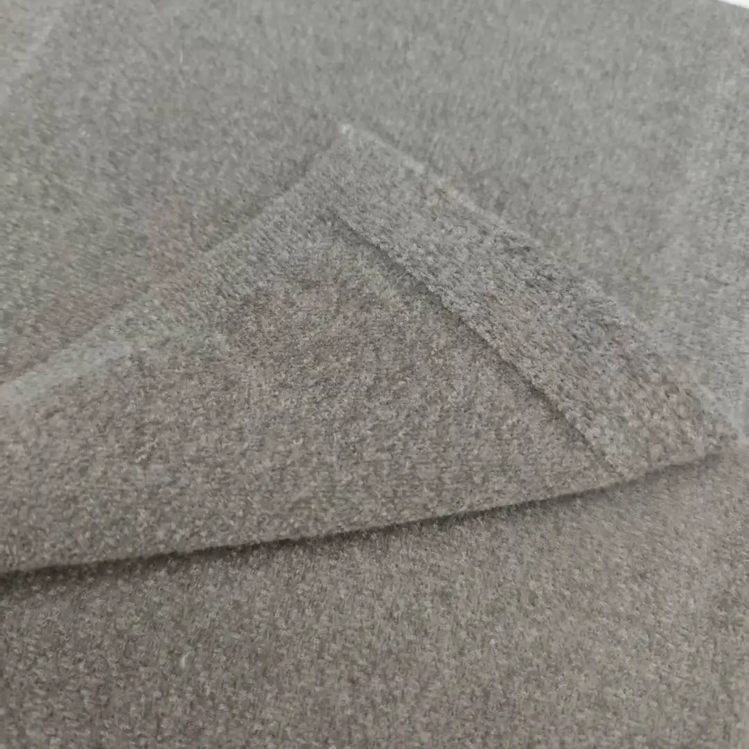 China Yarn for Open Cardigan (Sweater),Half-Zipper Cardigan (Sweater),Shirt Half Sleeve Zipper (Sweater) Shiny Chenille Fancy Yarn Nylon Polyester Gray color buy from China wholesaler bulk order at wholesale price free worldwide shipping Alibaba