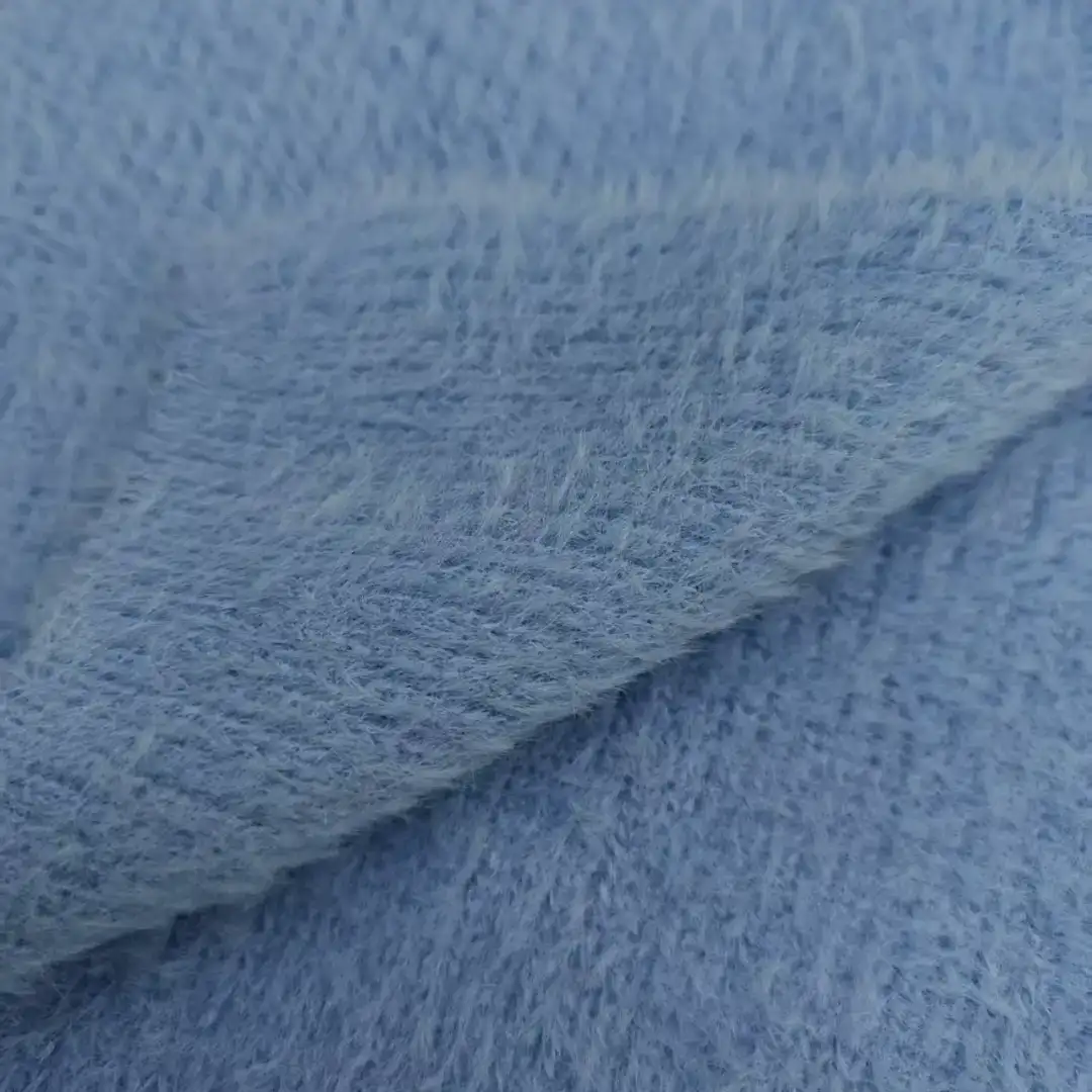 China Yarn for Open Cardigan (Sweater),Full-Zipper Cardigan (Sweater),Round Neck Pullover (Sweater) Cat Feather Yarn Fancy Yarn Nylon Polyester Acrylic blue color buy from China wholesaler bulk order at wholesale price free worldwide shipping Alibaba