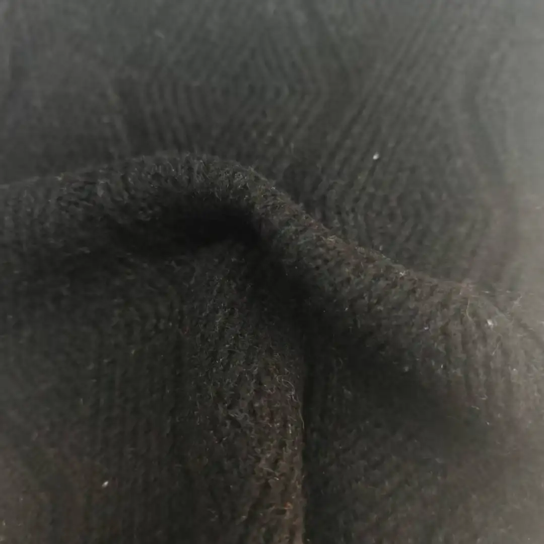 China Yarn for Open Cardigan (Sweater),Shirt Long Sleeve Button (Sweater),Shirt Half Sleeve Button (Sweater),Crop Top Pullover (Sweater) Mossy Yarn Fancy Yarn Polyester Spandex BLACK color buy from China wholesaler bulk order at wholesale price free worldwide shipping Alibaba