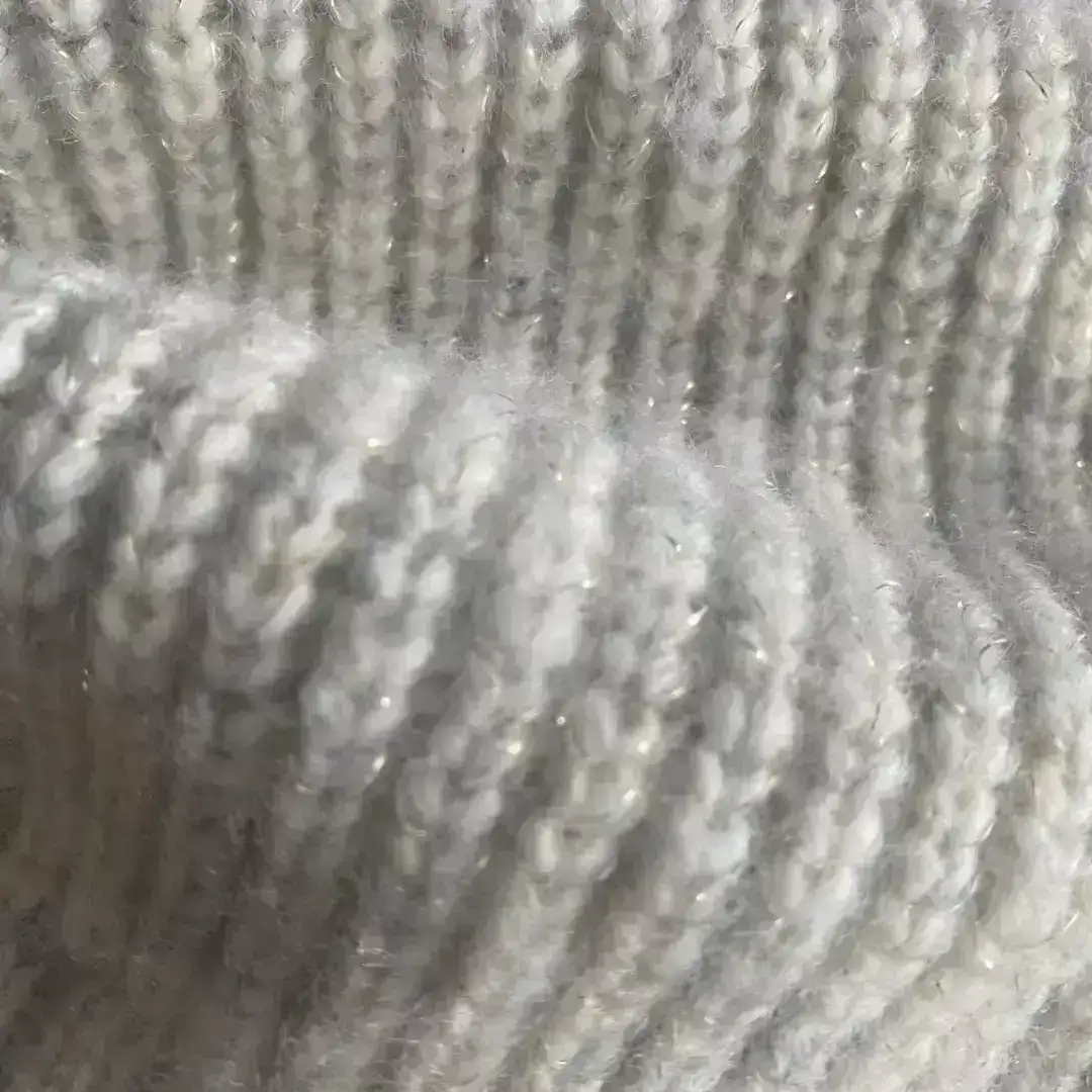 China Yarn for Open Cardigan (Sweater) Air Spun Yarn Fancy Yarn Recycled Polyester METALLIC GOLD ECRU color buy from China wholesaler bulk order at wholesale price free worldwide shipping Alibaba