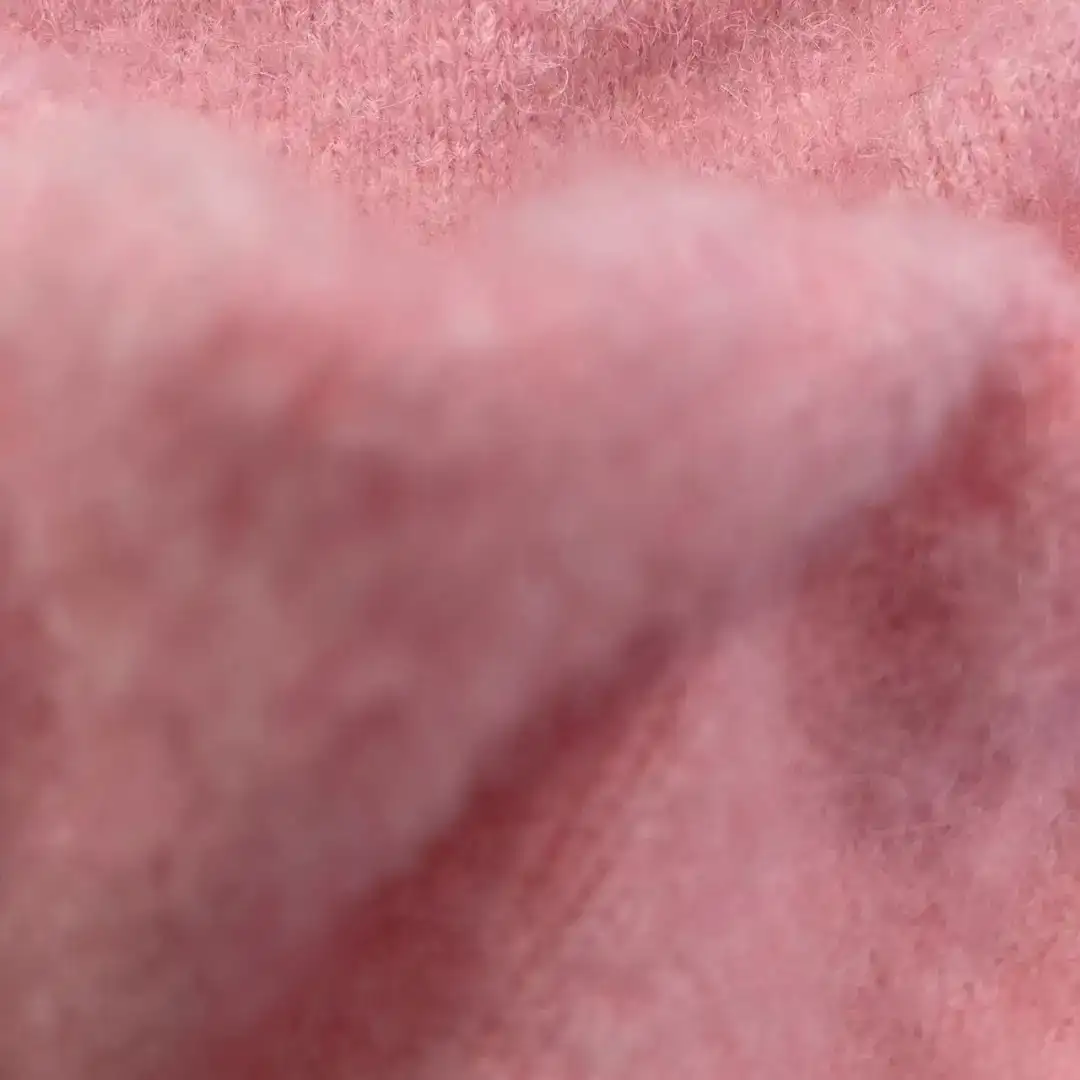 China Yarn for Open Cardigan (Sweater) Mossy Yarn Fancy Yarn Recycled Polyester Wool Eco Tang Viscose Elastane PINK color buy from China wholesaler bulk order at wholesale price free worldwide shipping Alibaba