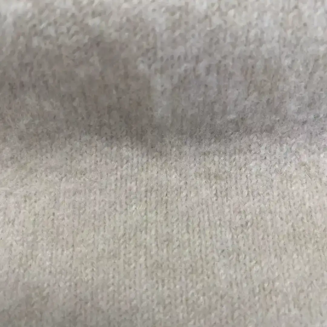 China Yarn for Open Cardigan (Sweater) Mossy Yarn Fancy Yarn Recycled Polyester Polyester Wool Elastane ECRU color buy from China wholesaler bulk order at wholesale price free worldwide shipping Alibaba