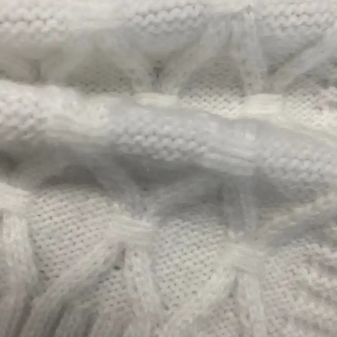 China Yarn for Open Cardigan (Sweater) Air Spun Yarn Fancy Yarn Recycled Polyester Polyester white color buy from China wholesaler bulk order at wholesale price free worldwide shipping Alibaba