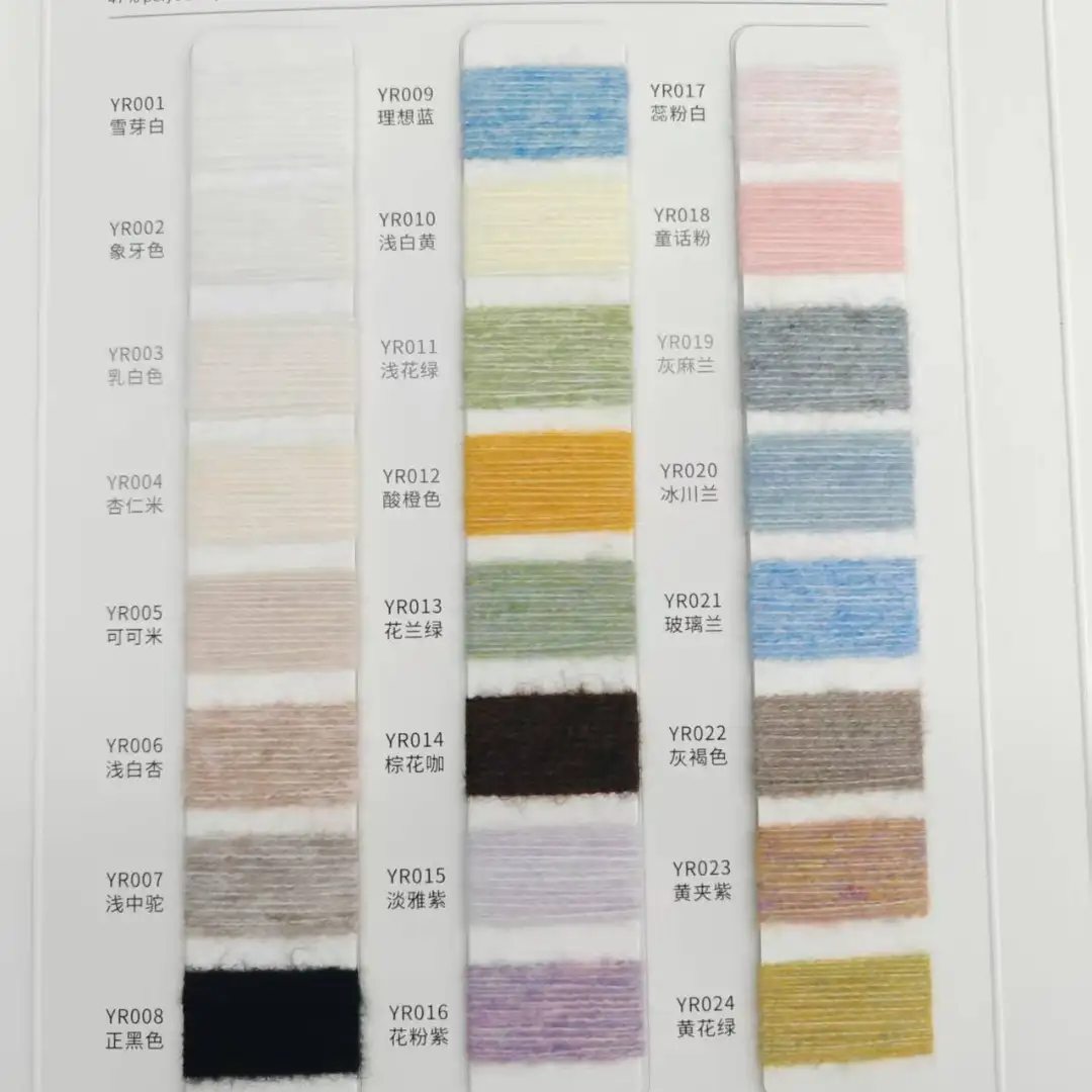 China Yarn for Hoodie,Open Cardigan (Sweater),Round Neck Pullover (Sweater),Crop Top Pullover (Sweater) Mossy Yarn Fancy Yarn Recycled Polyester Polyester Spandex Light purple, light gray color buy from China wholesaler bulk order at wholesale price free worldwide shipping Alibaba