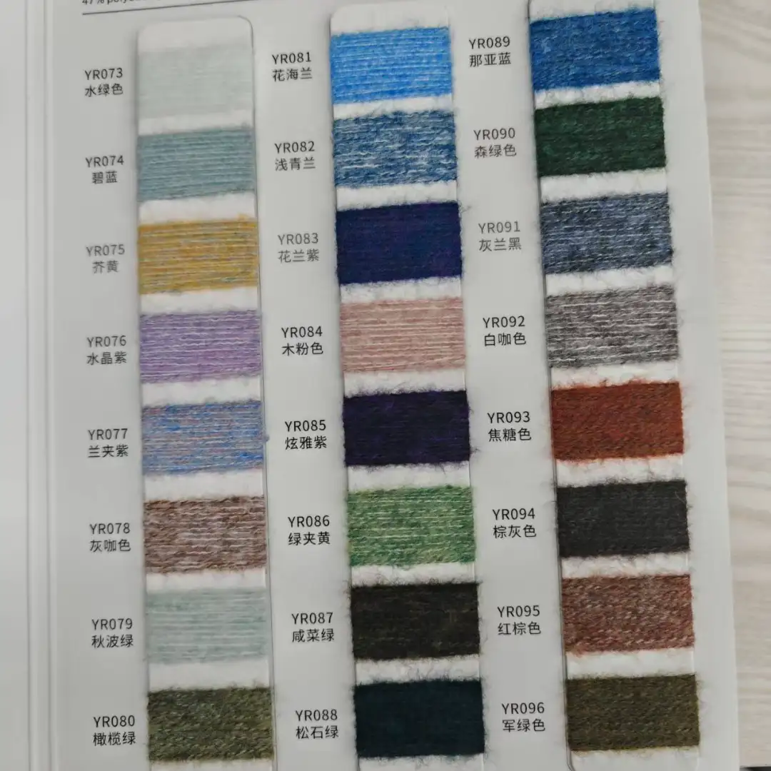 China Yarn for Hoodie,Open Cardigan (Sweater),Round Neck Pullover (Sweater),Crop Top Pullover (Sweater) Mossy Yarn Fancy Yarn Recycled Polyester Polyester Spandex Light purple, light gray color buy from China wholesaler bulk order at wholesale price free worldwide shipping Alibaba