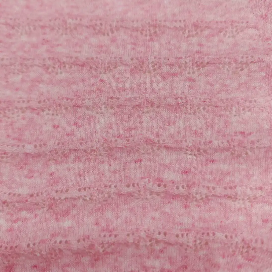 China Yarn for Polo Shirt,Crop Top,Open Cardigan (Sweater),Kids Crew-Neck Cardigan (Sweater) Cool Touch Functional Yarn Polyester Linen Pink color buy from China wholesaler bulk order at wholesale price free worldwide shipping Alibaba