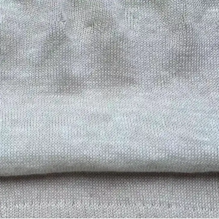 China Yarn for Ladies Vest (Sweater),Half-Zipper Cardigan (Sweater),Shirt Half Sleeve Button (Sweater) Semi-Worsted Spun Regular Yarn Linen Silk White color buy from China wholesaler bulk order at wholesale price free worldwide shipping Alibaba