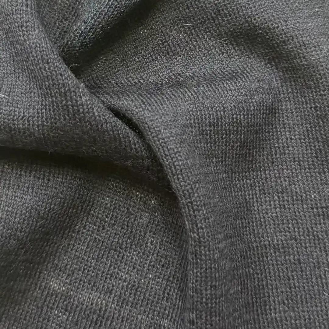 China Yarn for Ladies Vest (Sweater),Half-Zipper Cardigan (Sweater),Shirt Long Sleeve Button (Sweater) Semi-Worsted Spun Regular Yarn Linen Wool BLACK color buy from China wholesaler bulk order at wholesale price free worldwide shipping Alibaba