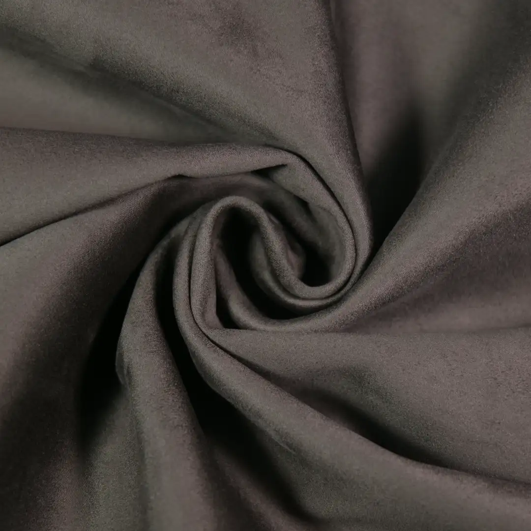 China Fabric for Pants,Denim Jacket,Jackets Warp Suede Knit Fabric Polyester dark brown color buy from China wholesaler bulk order at wholesale price free worldwide shipping Alibaba