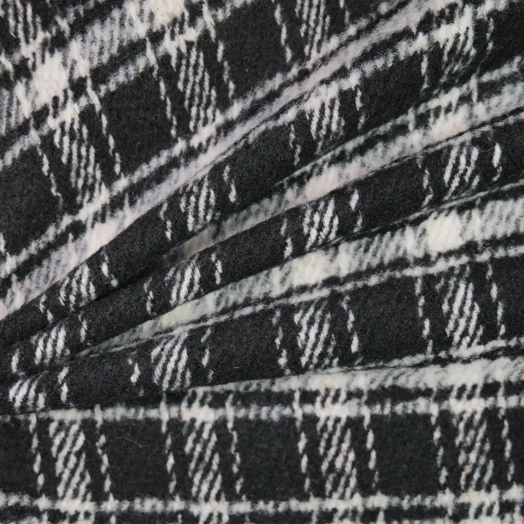 China Fabric for Jackets,Trench Coat,Overcoat,Suit,Uniform Yarn Dyed Check Synthetic Woven Fabric Polyester black color buy from China wholesaler bulk order at wholesale price free worldwide shipping Alibaba