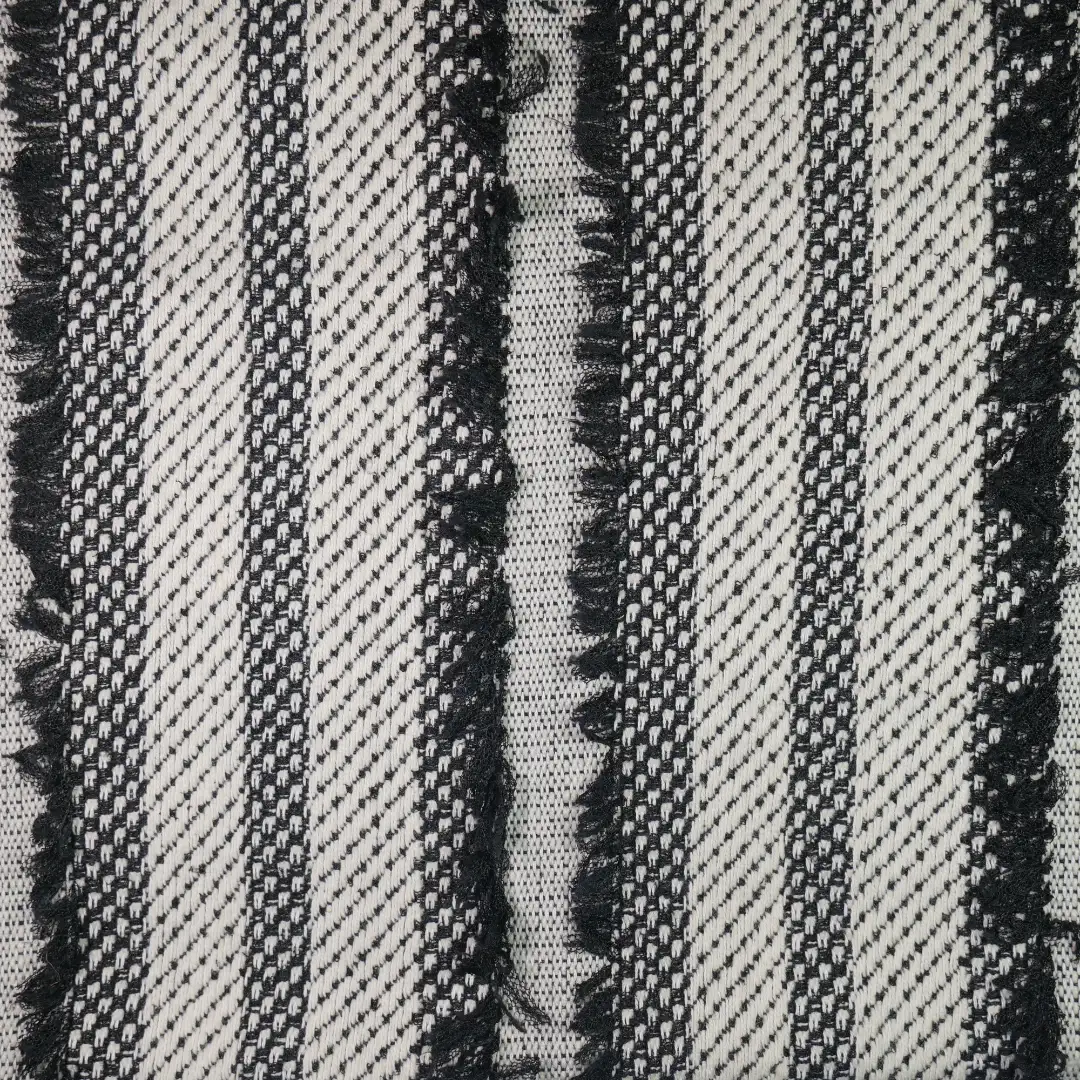 China Fabric for Skirt,Overcoat,Suit,Uniform Yarn Dyed Stripe Synthetic Woven Fabric Polyester black color buy from China wholesaler bulk order at wholesale price free worldwide shipping Alibaba