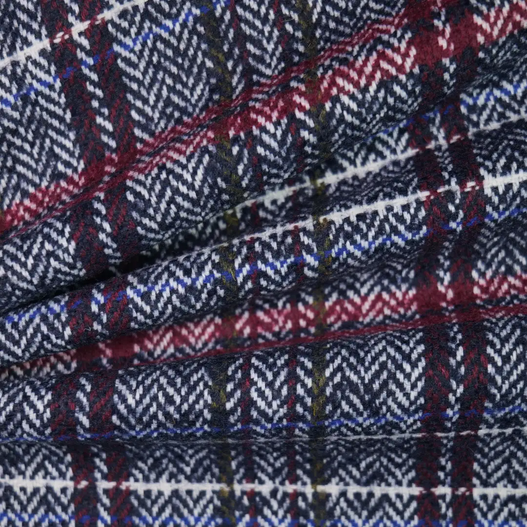 China Fabric for Jackets,Trench Coat,Overcoat Yarn Dyed Check Woven Blended Fabric Wool Chemical Fiber black blue color buy from China wholesaler bulk order at wholesale price free worldwide shipping Alibaba