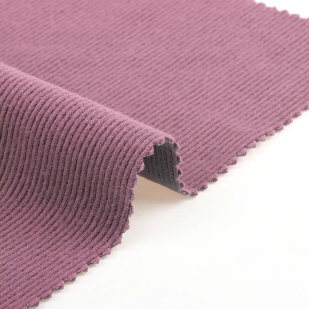 China Fabric for Pajamas Rib Knit Fabric Polyester Spandex Rose color buy from China wholesaler bulk order at wholesale price free worldwide shipping Alibaba