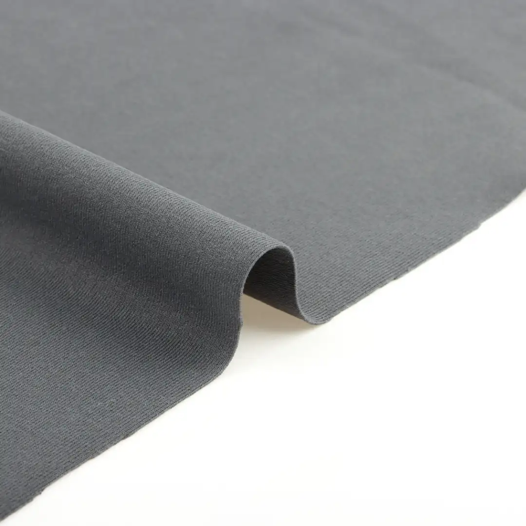 China Fabric for T-Shirt Single Jersey Knit Fabric Polyester Spandex Charcoal color buy from China wholesaler bulk order at wholesale price free worldwide shipping Alibaba