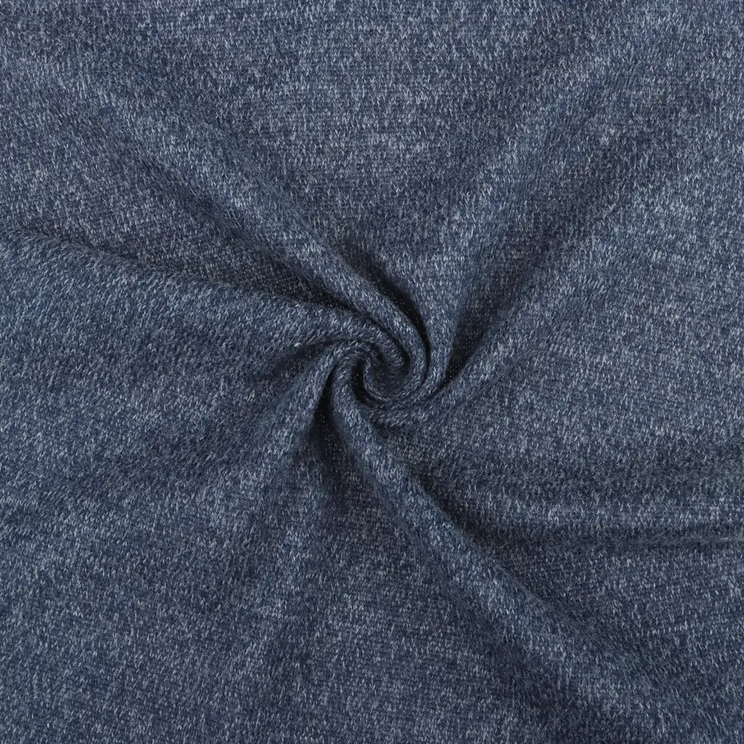 China Fabric for T-Shirt,Open Cardigan (Sweater),Hoodie  (Sweater),Dresses (Cardigan Button) (Sweater),Skirt (Sweater) Hacci Knit Fabric Polyester Spandex blue color buy from China wholesaler bulk order at wholesale price free worldwide shipping Alibaba