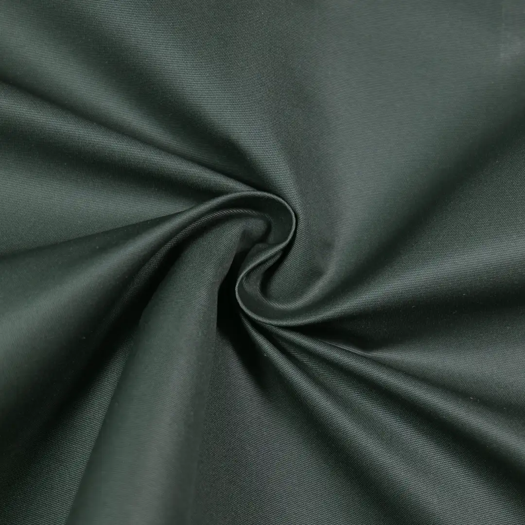 China Fabric for Trench Coat Oxford Synthetic Woven Fabric Polyester dark green color buy from China wholesaler bulk order at wholesale price free worldwide shipping Alibaba