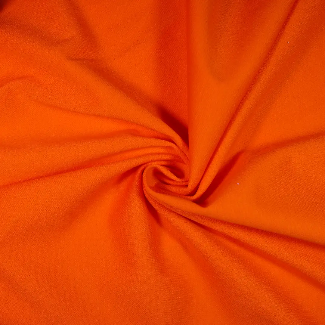 China Fabric for Jackets,Blazer,Jogger,Hoodie Scuba Knit Fabric Cotton Rayon Flax Tencel Spandex orange color buy from China wholesaler bulk order at wholesale price free worldwide shipping Alibaba