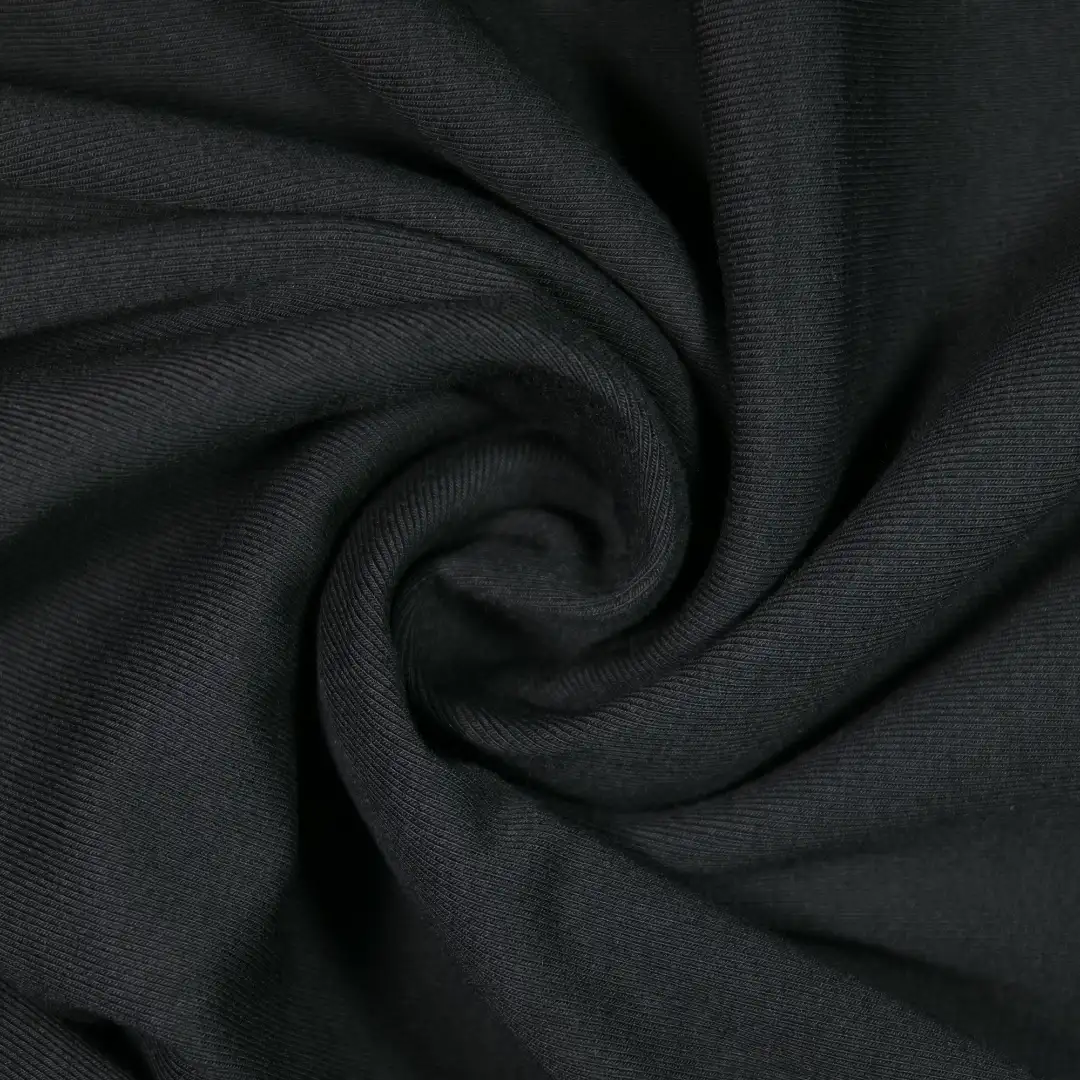 China Fabric for Pants,Crop Top,Skirt Rib Knit Fabric Modal Cotton Spandex black color buy from China wholesaler bulk order at wholesale price free worldwide shipping Alibaba