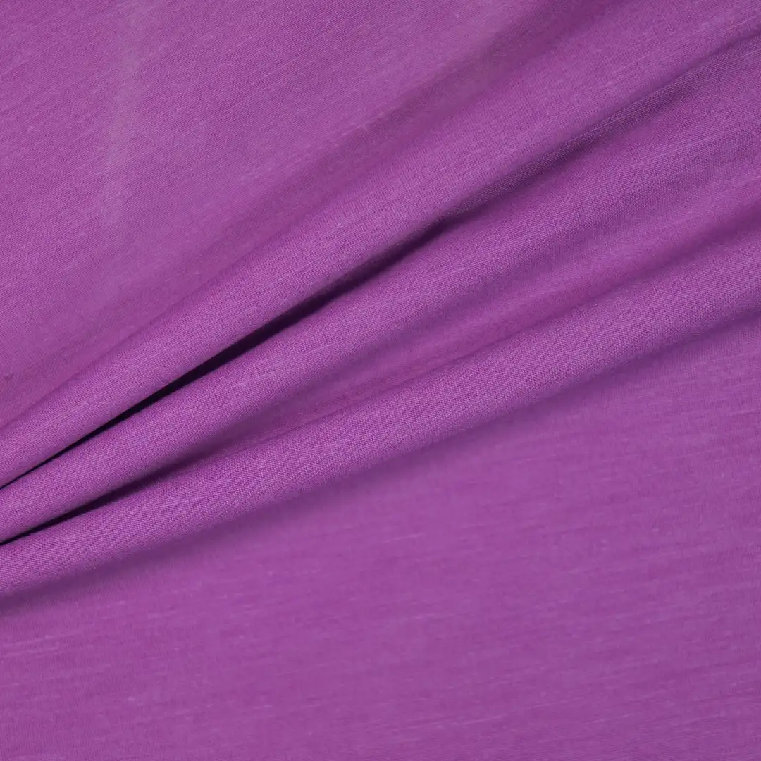 China Fabric for Shirt,Jackets,Trench Coat,Tier Midi Shirt Dress Cotton/Rayon Plain Woven Blended Fabric Tencel Linen Cotton Nylon purple color buy from China wholesaler bulk order at wholesale price free worldwide shipping Alibaba