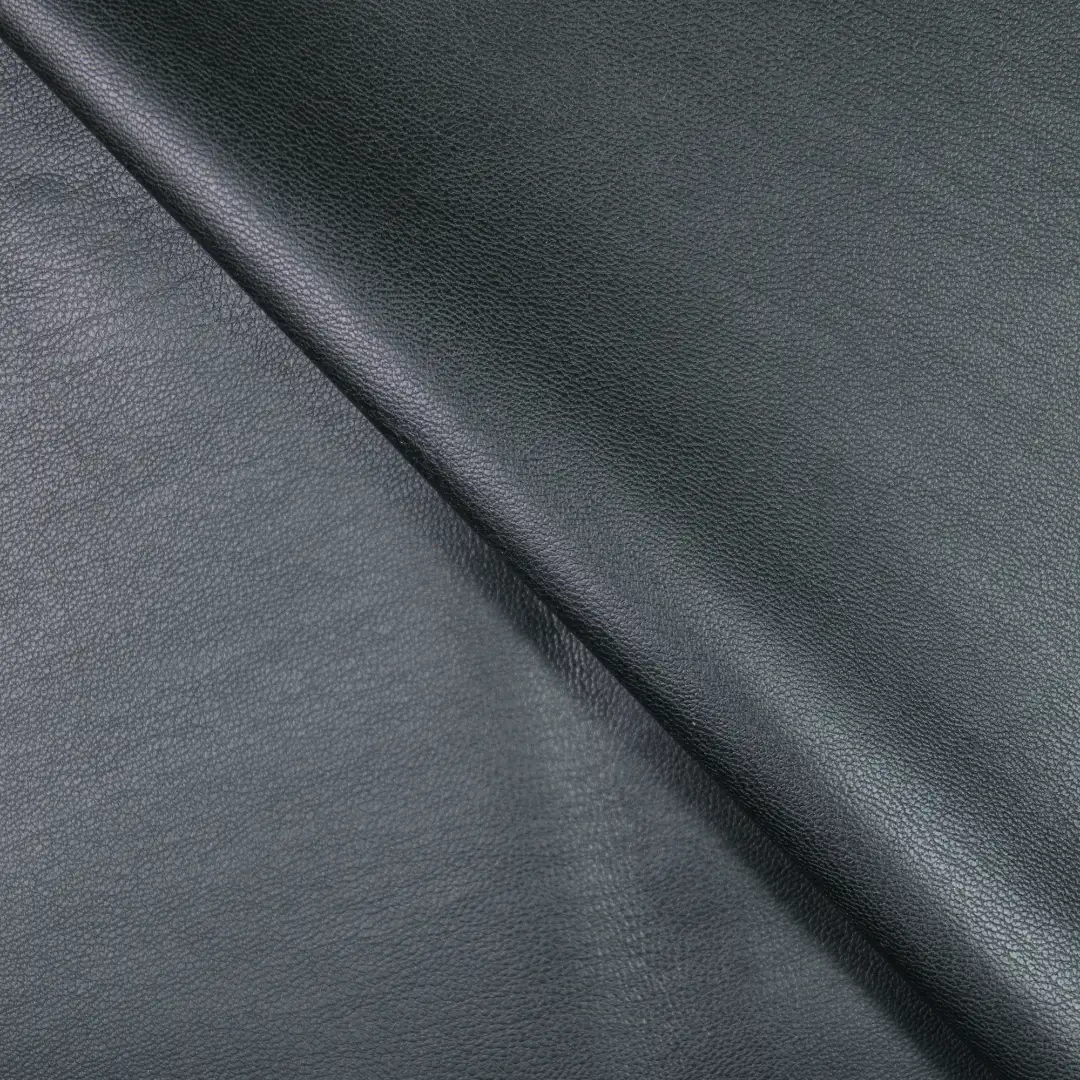 China Fabric for Jackets,Skirt,Uniform,Mens Zip-Up Hooded Jacket,Mens Relaxed Fit Jacket Fake Fur Synthetic Woven Fabric Polyurethane----PU BLACK color buy from China wholesaler bulk order at wholesale price free worldwide shipping Alibaba