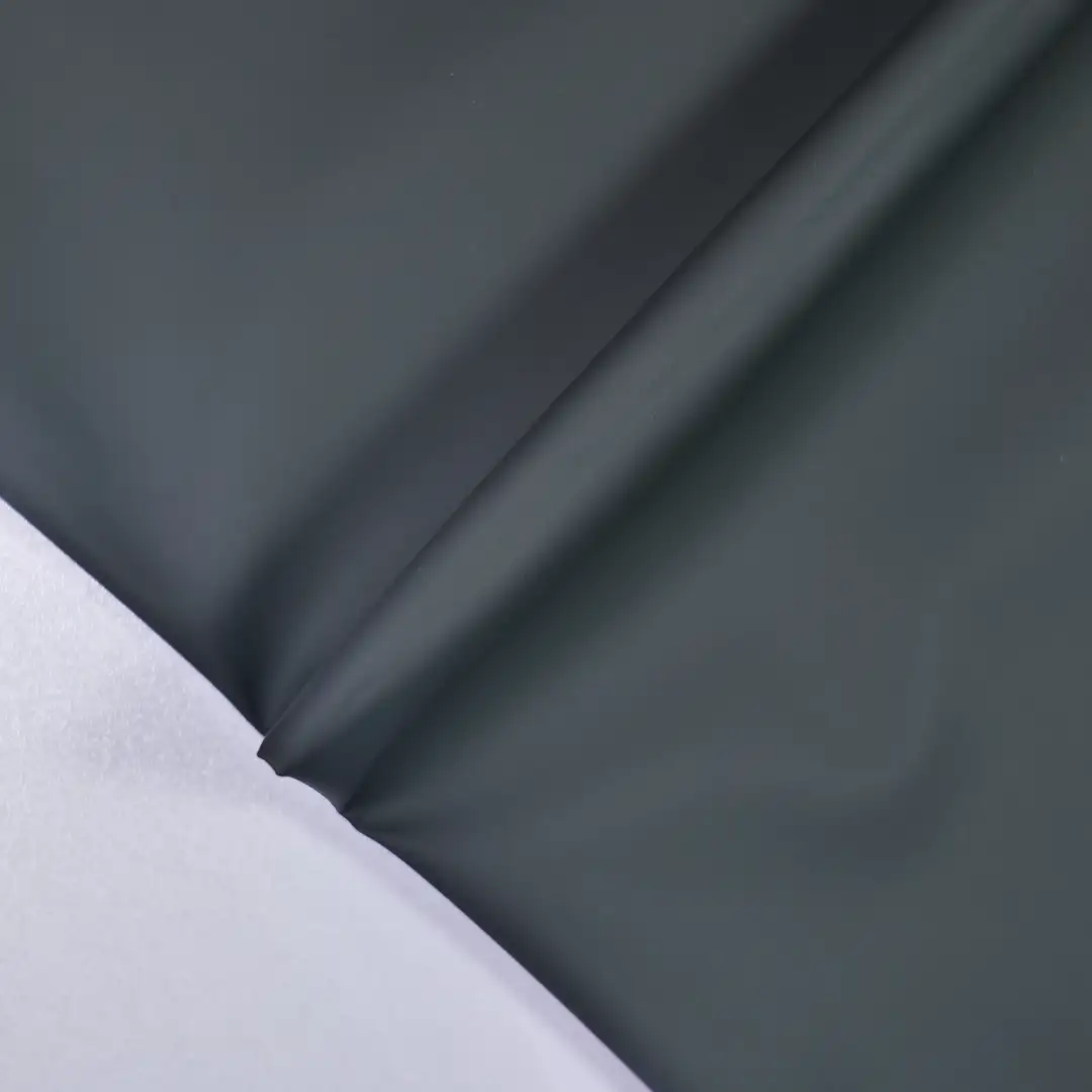 China Fabric for Pants,Jackets,Skirt Fake Fur Synthetic Woven Fabric Polyurethane----PU BLACK color buy from China wholesaler bulk order at wholesale price free worldwide shipping Alibaba