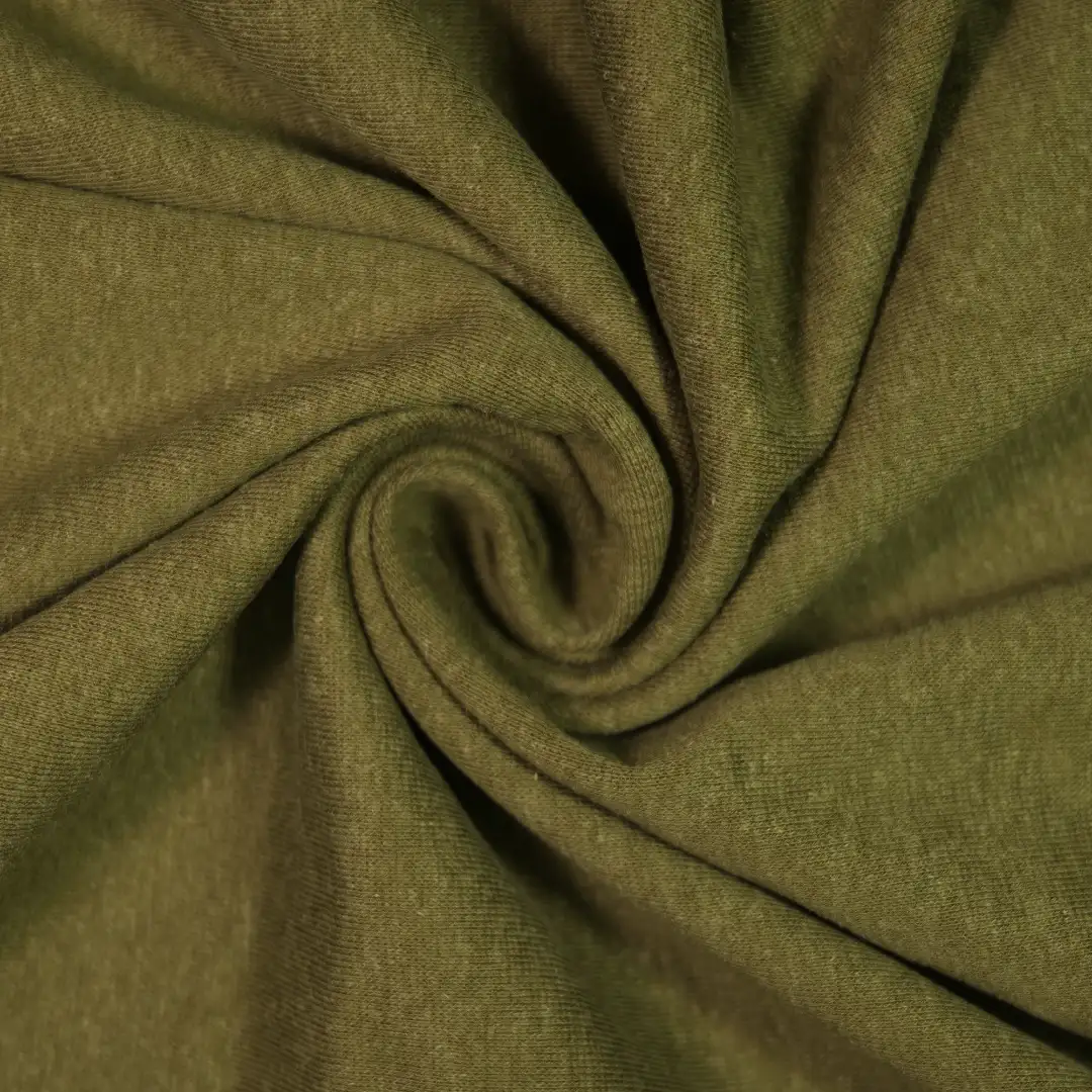 China Fabric for Shirt,Blouse,Trench Coat,Strap Midi Dress Rib Knit Fabric Tencel Flax Cotton Elastane green color buy from China wholesaler bulk order at wholesale price free worldwide shipping Alibaba