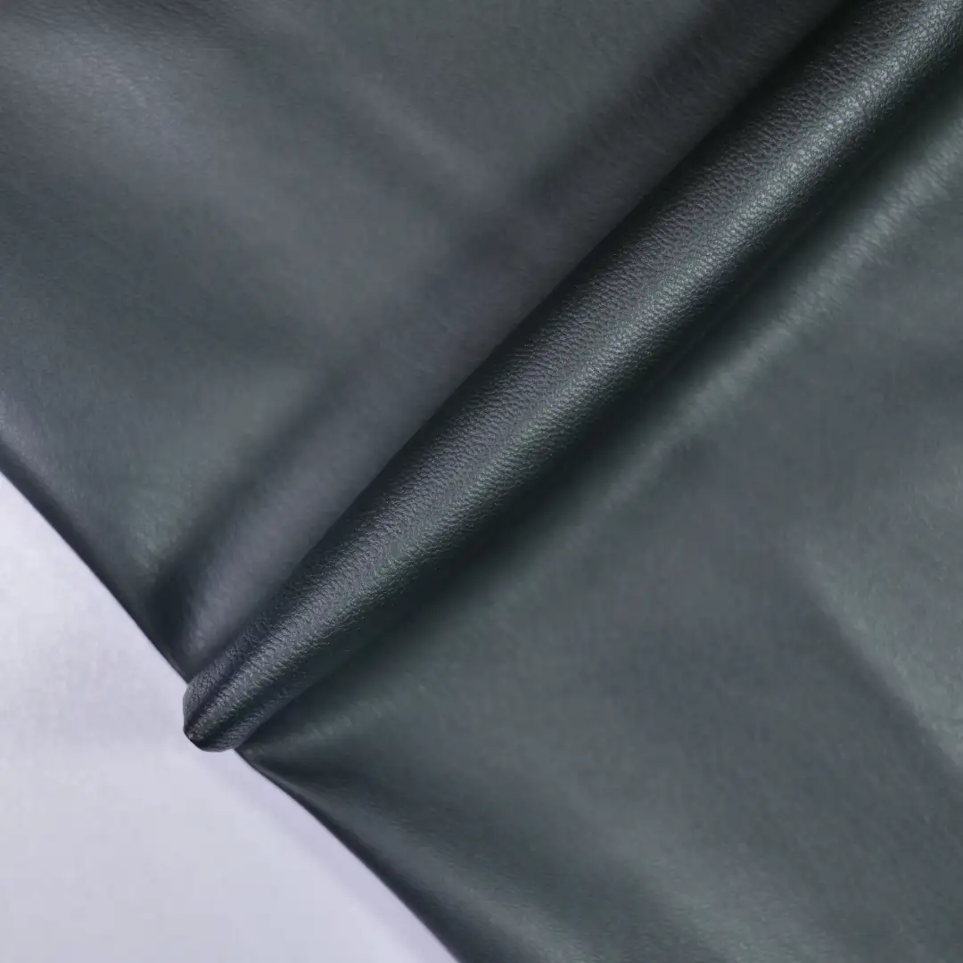 China Fabric for Jackets,Skirt,Overcoat Fake Fur Synthetic Woven Fabric Polyurethane----PU BLACK color buy from China wholesaler bulk order at wholesale price free worldwide shipping Alibaba