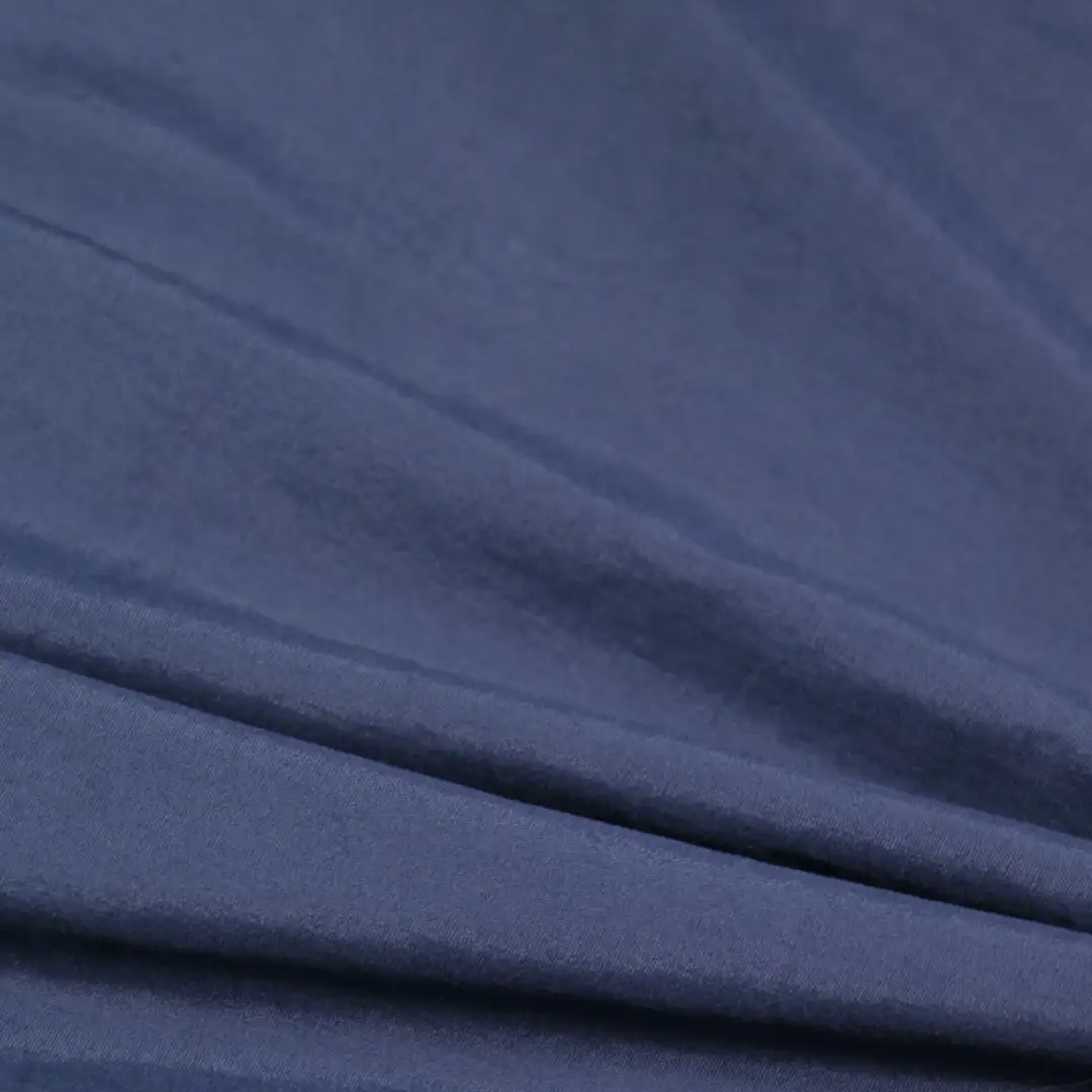 China Fabric for Shirt,Crop Top,Skirt CVC Poplin Woven Blended Fabric Polyester Nylon navy color buy from China wholesaler bulk order at wholesale price free worldwide shipping Alibaba