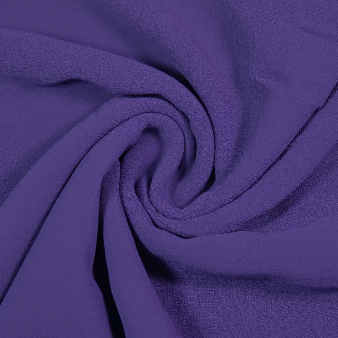 China Fabric for Shirt,Tank Top,Skirt Chiffon Synthetic Woven Fabric Polyester urple color buy from China wholesaler bulk order at wholesale price free worldwide shipping Alibaba