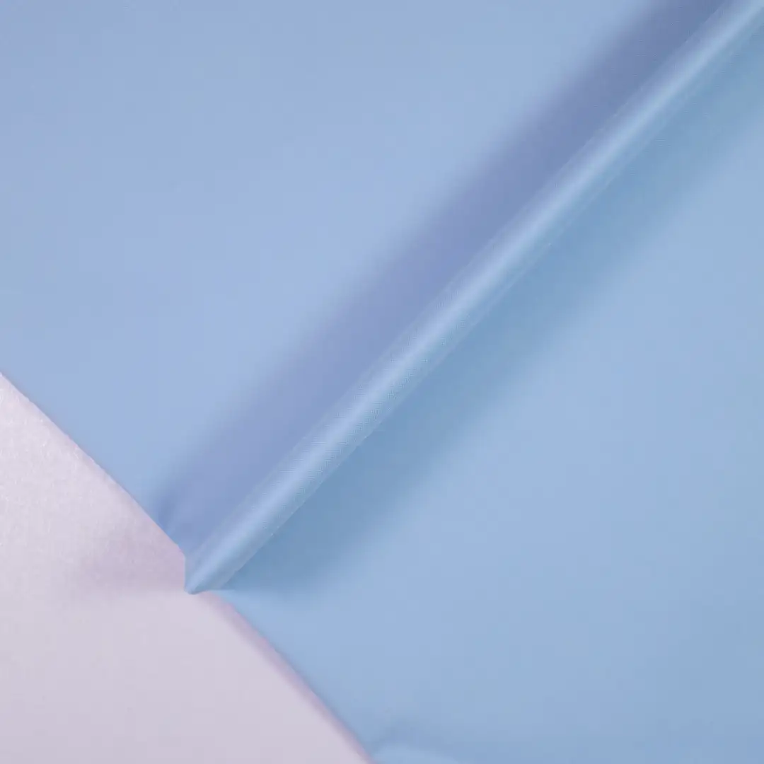 China Fabric for Shirt,Puff Sleeve Ruched Dress,Puffball Strappy Dress,Tank Midi Dress Polyester/Rayon Plain Woven Blended Fabric Cotton Nylon Elastane BLUE color buy from China wholesaler bulk order at wholesale price free worldwide shipping Alibaba