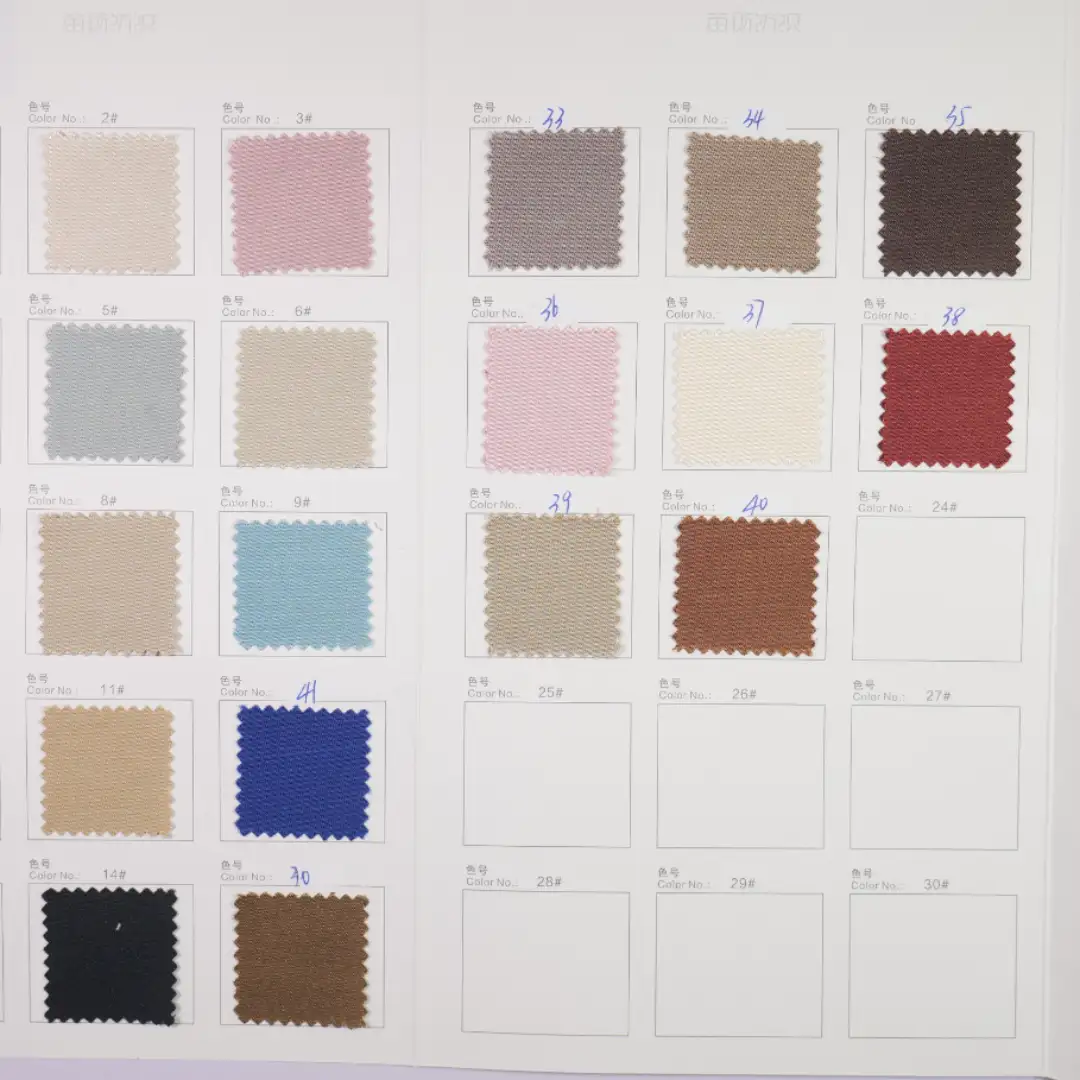 China Fabric for Pants,Jackets,Trench Coat Polyester/Rayon Plain Woven Blended Fabric Polyester Cotton Elastane dark coffee color buy from China wholesaler bulk order at wholesale price free worldwide shipping Alibaba