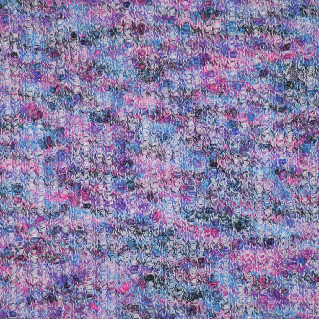 China Fabric for Open Cardigan ,Round Neck Pullover ,Crew Neck Pullover ,Crop Top Pullover  Woolen Tweed Woolen Polyester Cotton Purple color buy from China wholesaler bulk order at wholesale price free worldwide shipping Alibaba